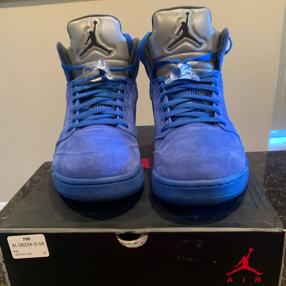 Jordan 5’s jeu/royal/noir